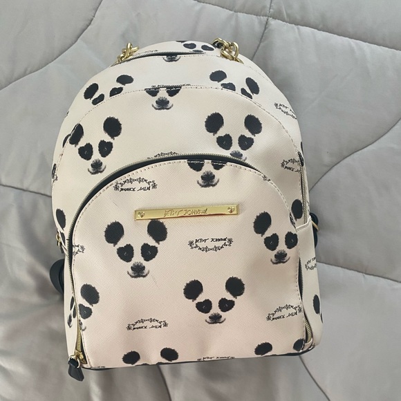 Betsey Johnson Bags Betsey Johnson Panda White Mini Backpack Poshmark